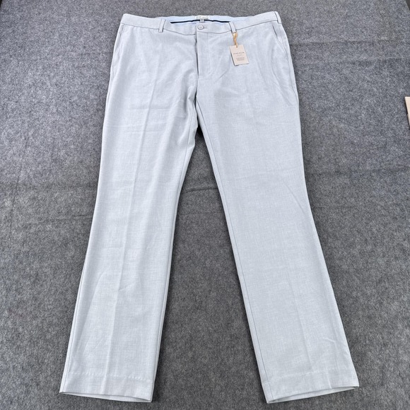 Peter Millar Pants Mens 40x32 Gray Charlotte Classic Fit Dress MS25EB55FB